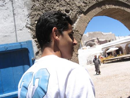 je viens d'entrer au ancienne ville à essaouira...moggadore