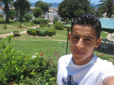 moi ds le grand jardin d'hotel AL MOGGAR
