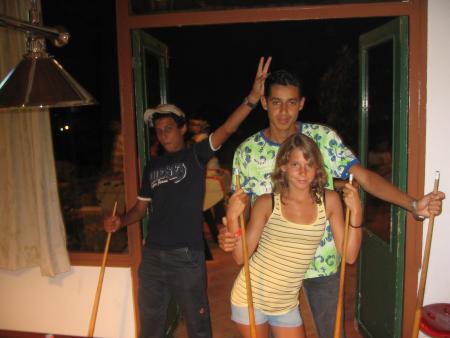 moi ,loudia et slim au sale du jeu